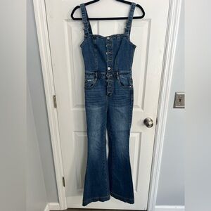 Classic Blue Women's Denim Overalls